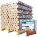Kienbacher Buche & Eiche Holzbriketts – Nestro mit Zugloch – 96 x 10 kg Palette