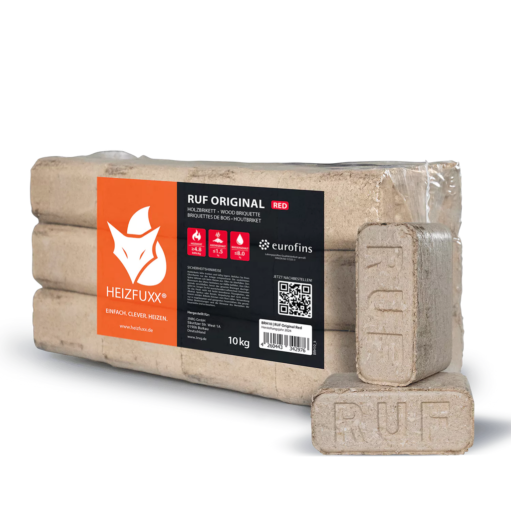 RUF Original Red Hartholzbriketts – 960 kg Palette