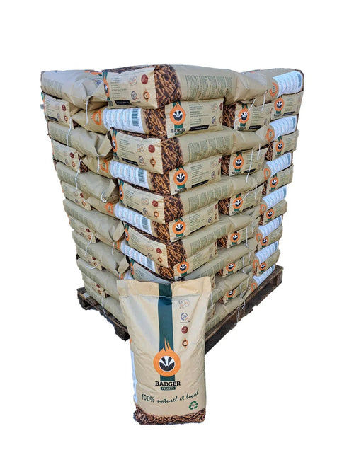 Badger Holzpellets 6 mm – Premium ENplus A1 & DINplus