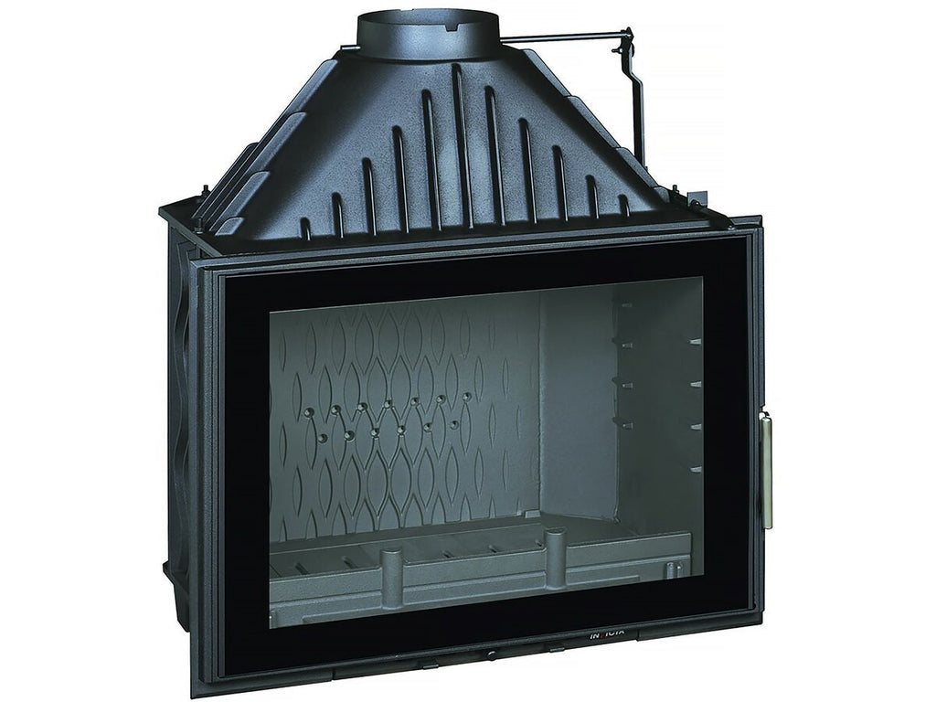 700 Grand Angle Kamin mit Fensterladen – 12 kW