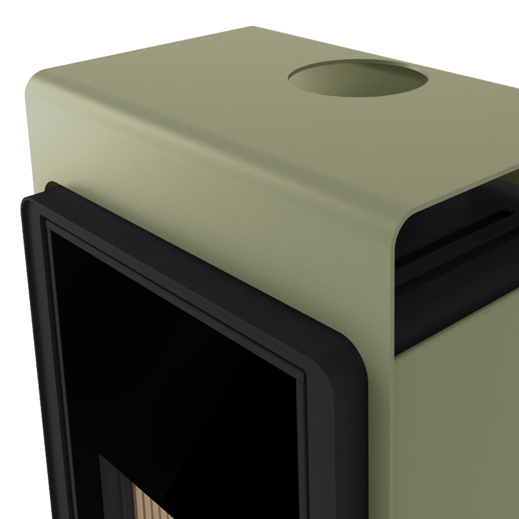 HS Flamingo Deluxe Singa Kaminofen Olive