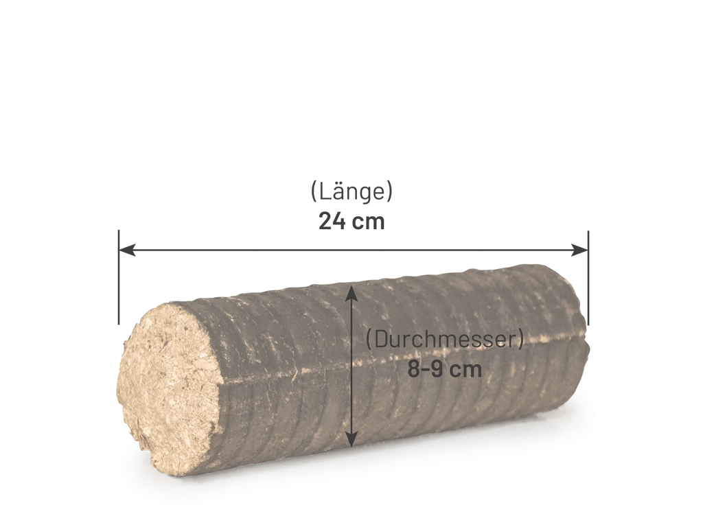 Heizfuxx Nestro M Holzbriketts Hartholz im Karton 12kg x 25 Karton 300kg Palette
