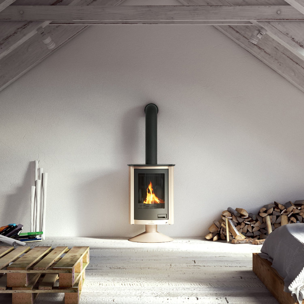 Warmluftofen Masterflamme Piccolo II Cream